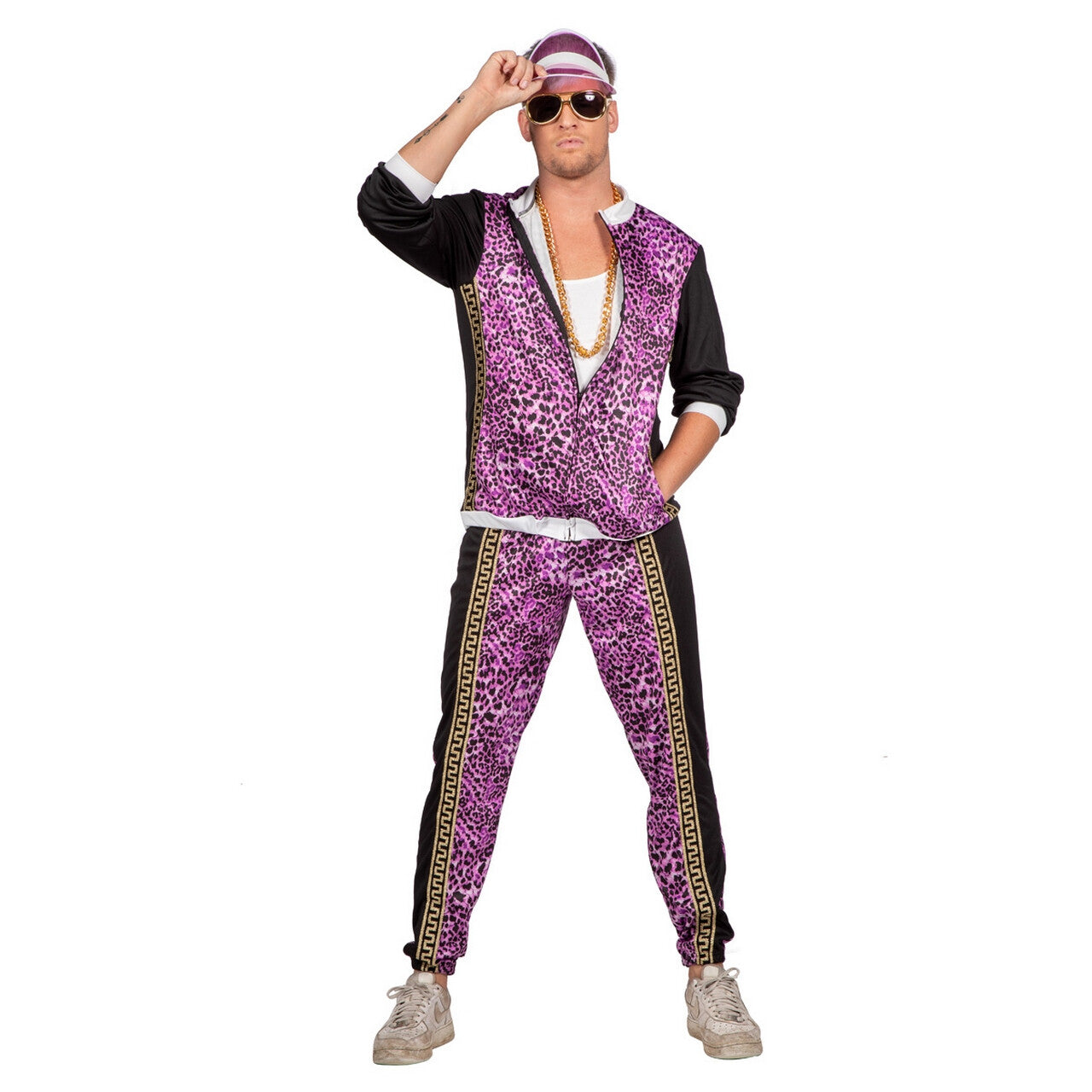 Op deze afbeelding zie je een Kostuums, van het merk Wilbers. Panter Pimp Sport Ready Man Kostuum