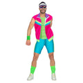 Neon Power In Beweging Man Kostuum