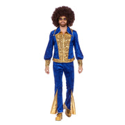 Op deze afbeelding zie je een Kostuums, van het merk Wilbers. Boogie Bob Glitter Disco Man Kostuum