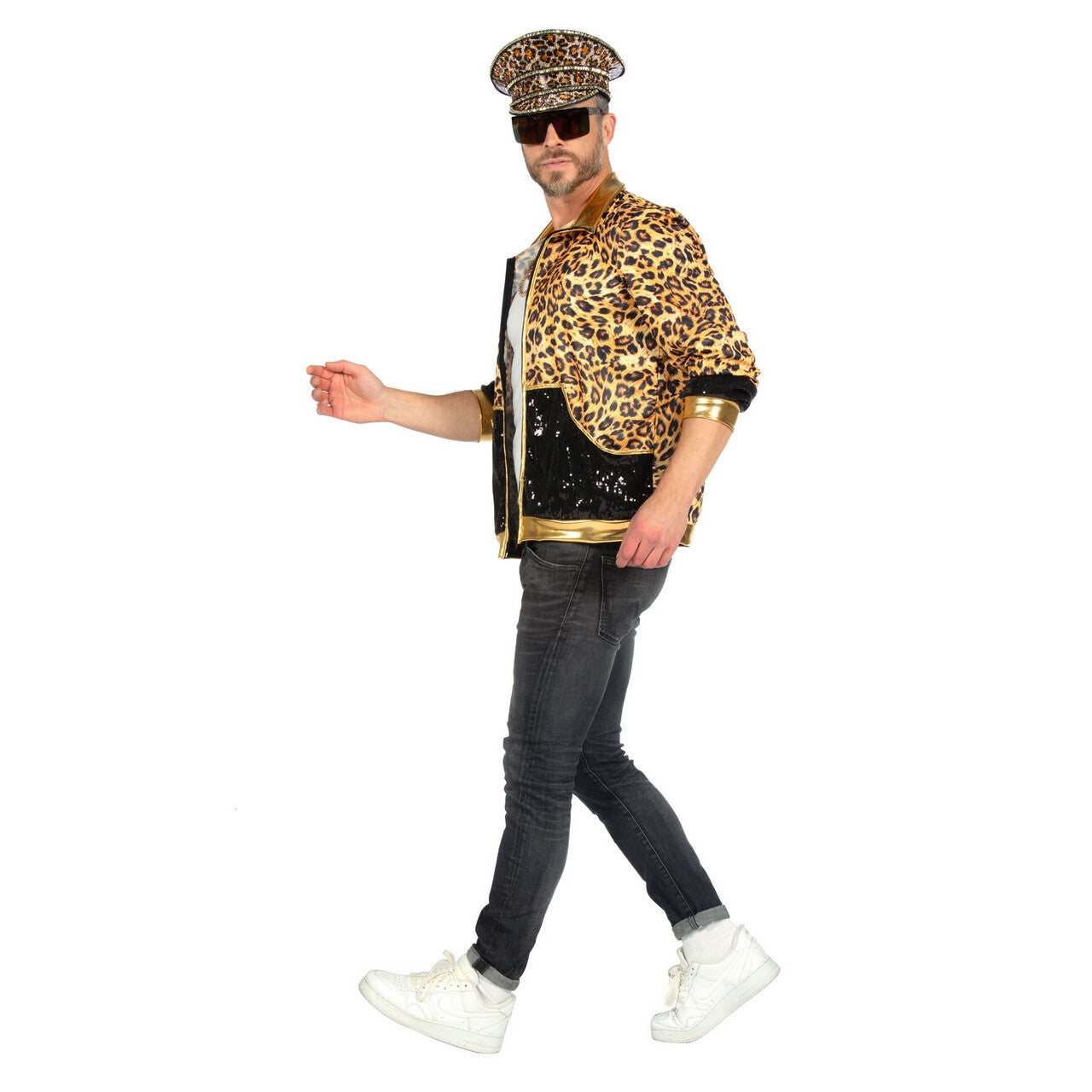 Op deze afbeelding zie je een Kostuums, van het merk Wilbers. Trainingsjack Trailer Park Harry Man