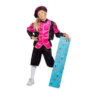 Op deze afbeelding zie je een Kostuums, van het merk Wilbers. Vrolijk Pietje Roze Pietenpak Kind Kind Kostuum