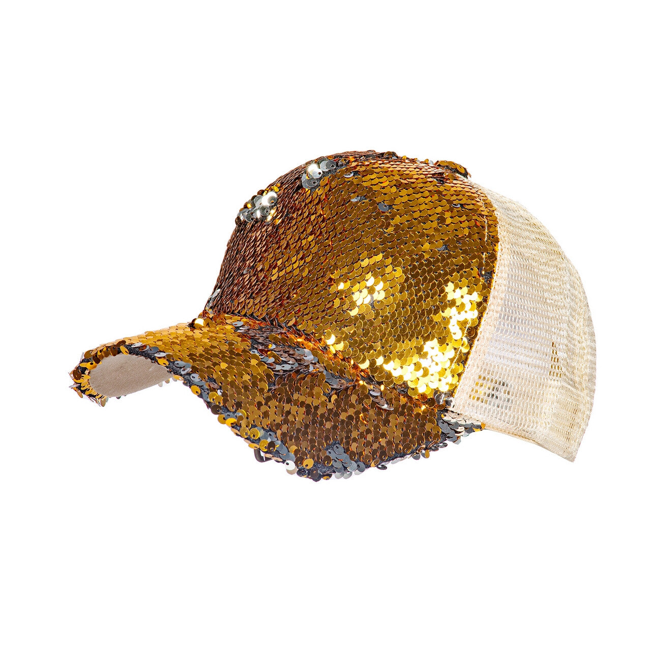 Op deze afbeelding zie je een Accessoires, van het merk Wilbers. Pailletten Pet Goud En Fout