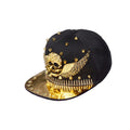 Golden Skull Metal Head Pet
