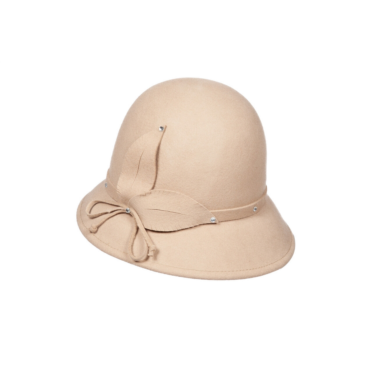 Op deze afbeelding zie je een Accessoires, van het merk Wilbers. Hoed Roaring 20s Wolvilt Beige