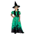 Green Witch Spookhuis Heks Meisje Kostuum