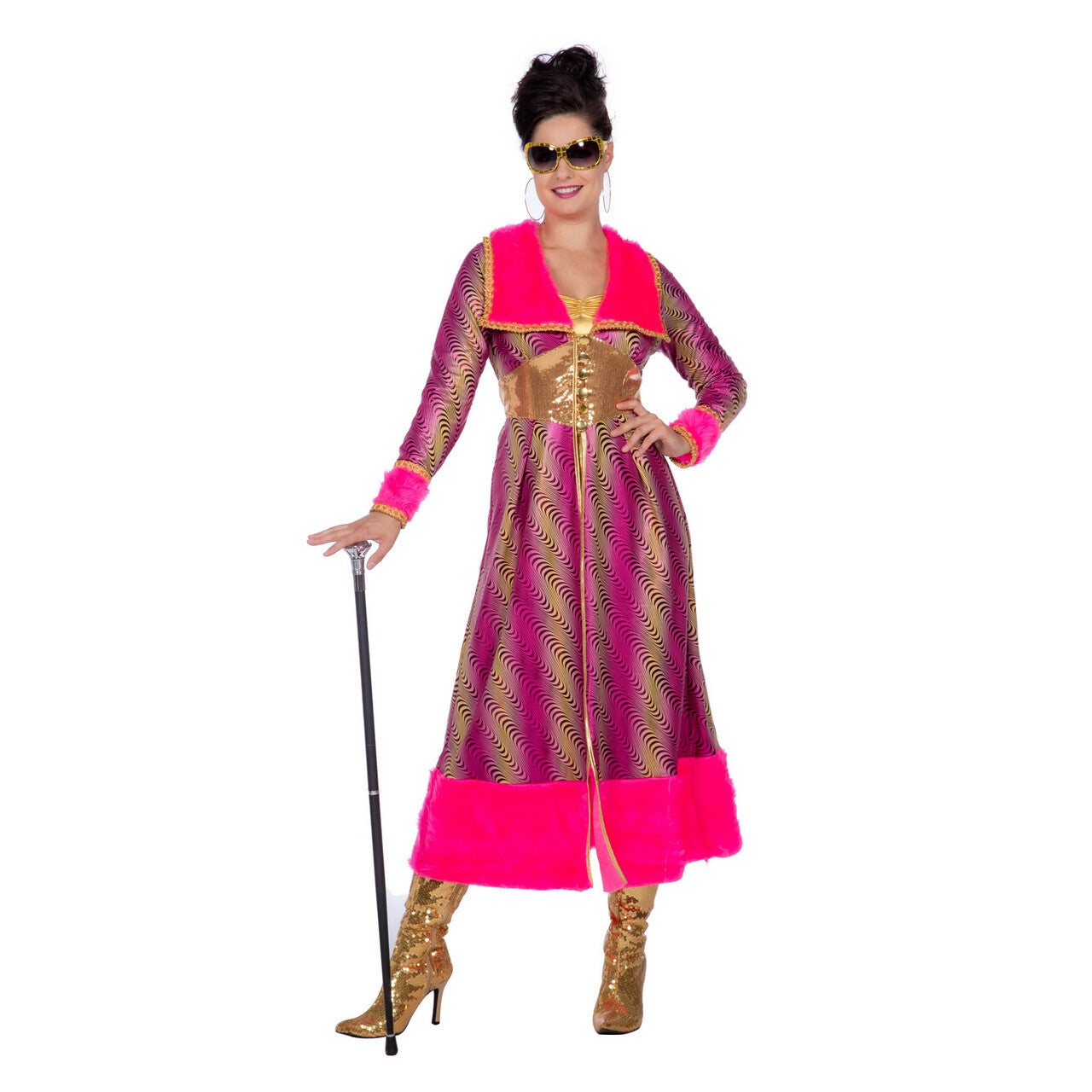 Op deze afbeelding zie je een Kostuums, van het merk Wilbers. Statige Pink Madam Jas Vrouw