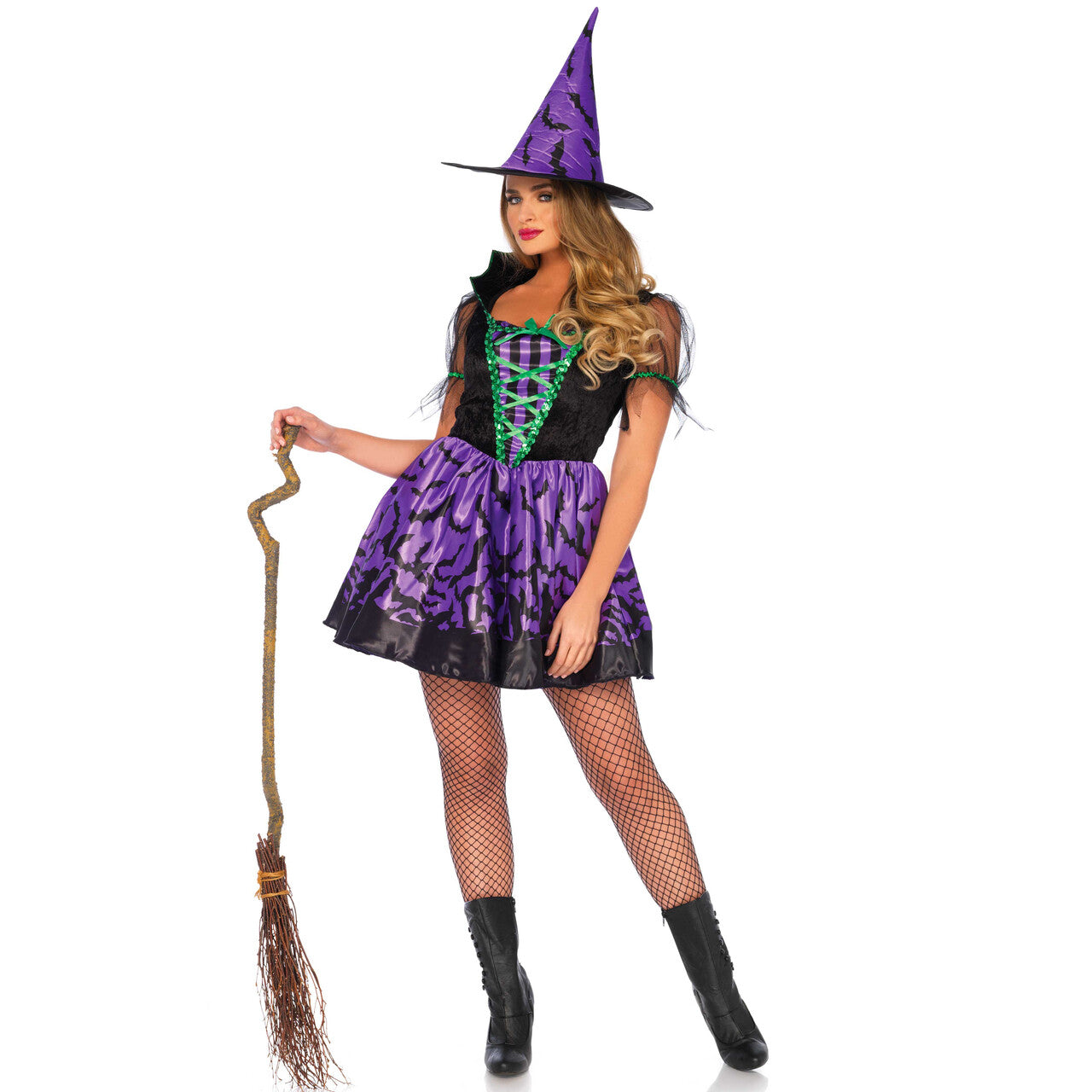 Op deze afbeelding zie je een Kostuums, van het merk Wonderland. Vreselijk Vleermuis Vleugel Heks Vrouw Kostuum