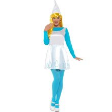 Smurftastische Smurfette Vrouw Kostuum